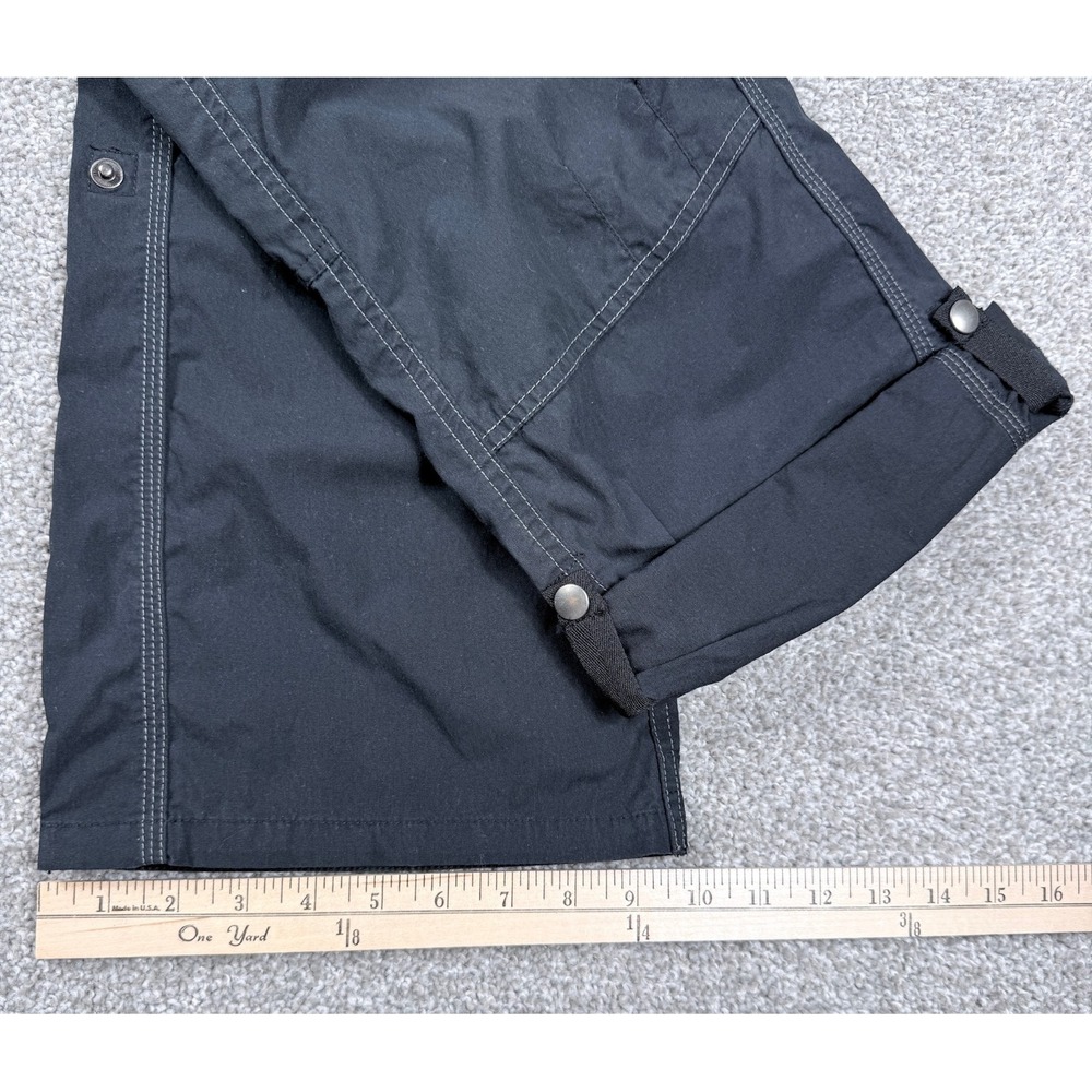 Kuhl Splash Roll Up Cargo Hiking Pants Womens 12 Regular Black Outdoor - Picture 5 of 12